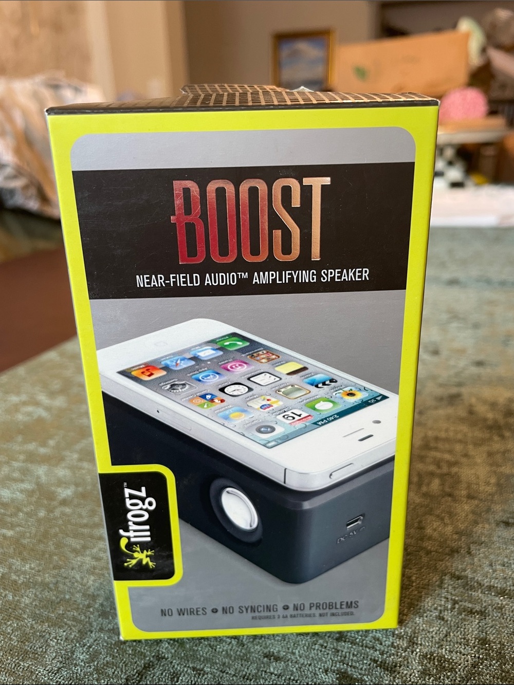 iFrogz Boost Portable Near-Field Amplifying Speaker - Black